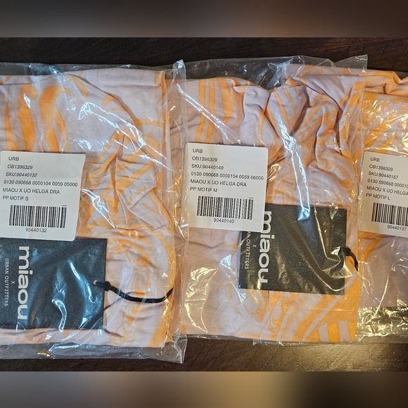 Miaou UO Exclusive Helga Dragon Mesh Asymmetrical Mini Dress, Purple Multi - Picture 12 of 12